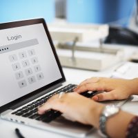 Log in Secured Access Verify Identity Password Concept